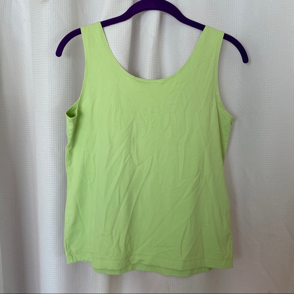 Vintage Slime Green Y2K Tank Top - Picture 3 of 3